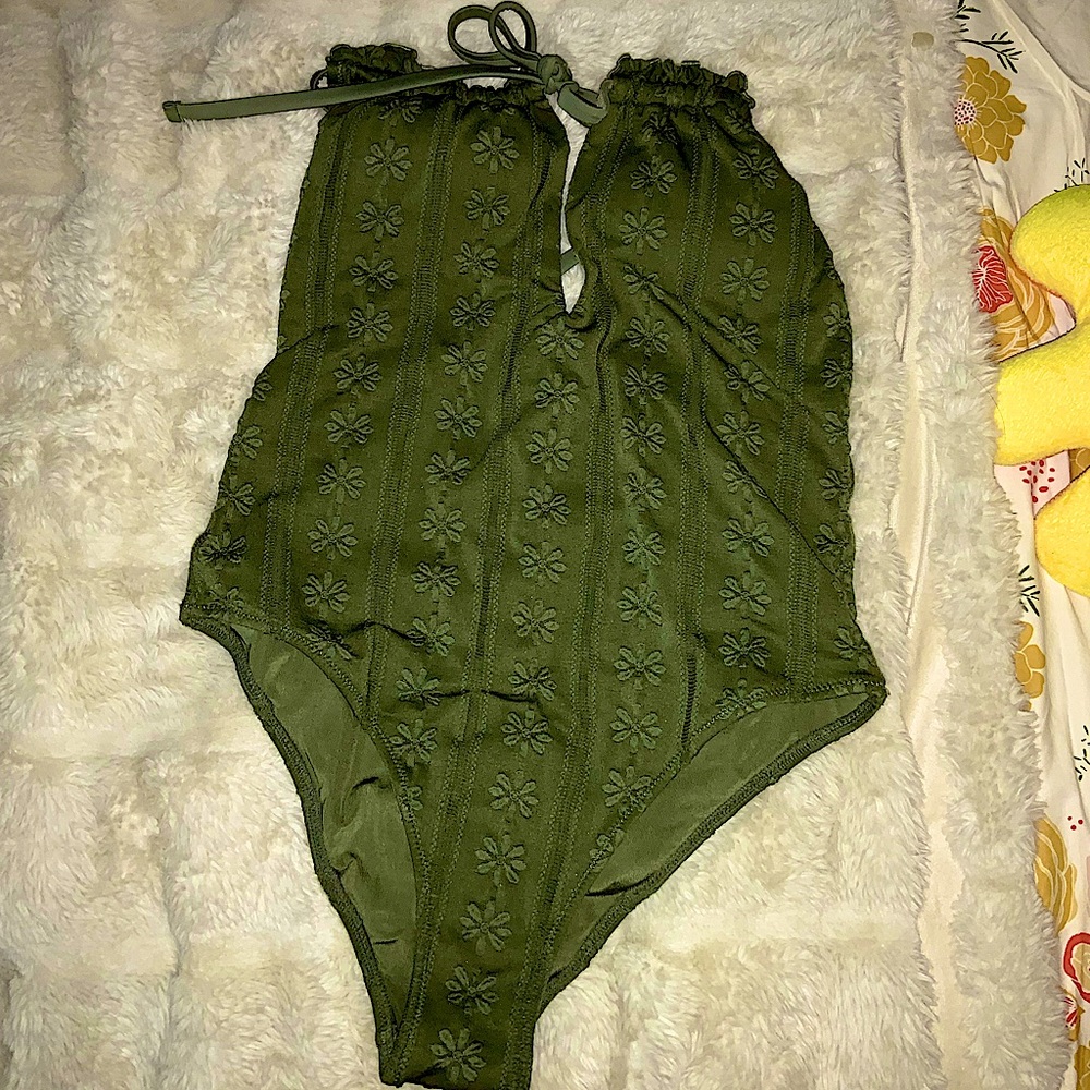 Cute green bathing suit